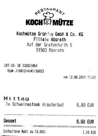 ticn Hffner Kochmtze Restaurant